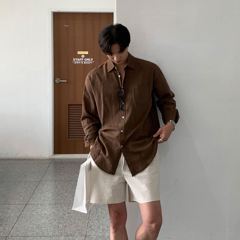 Short en lin MASAN