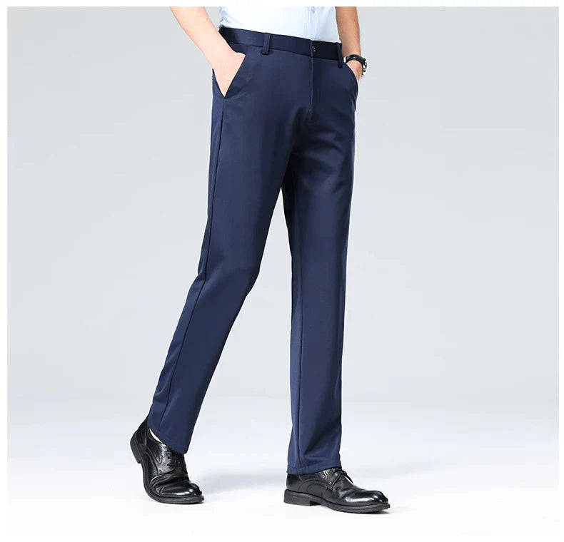 (COMPRE 1 LEVE 2) Calça Social Traço Fino + Cinto Social Couro