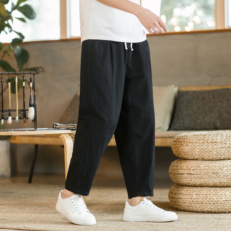 Pantalon large en lin JEJU
